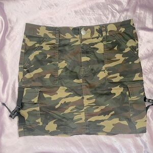 Camo Mini Skirt